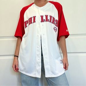 Philadelphia Phillies Jersey Red and White